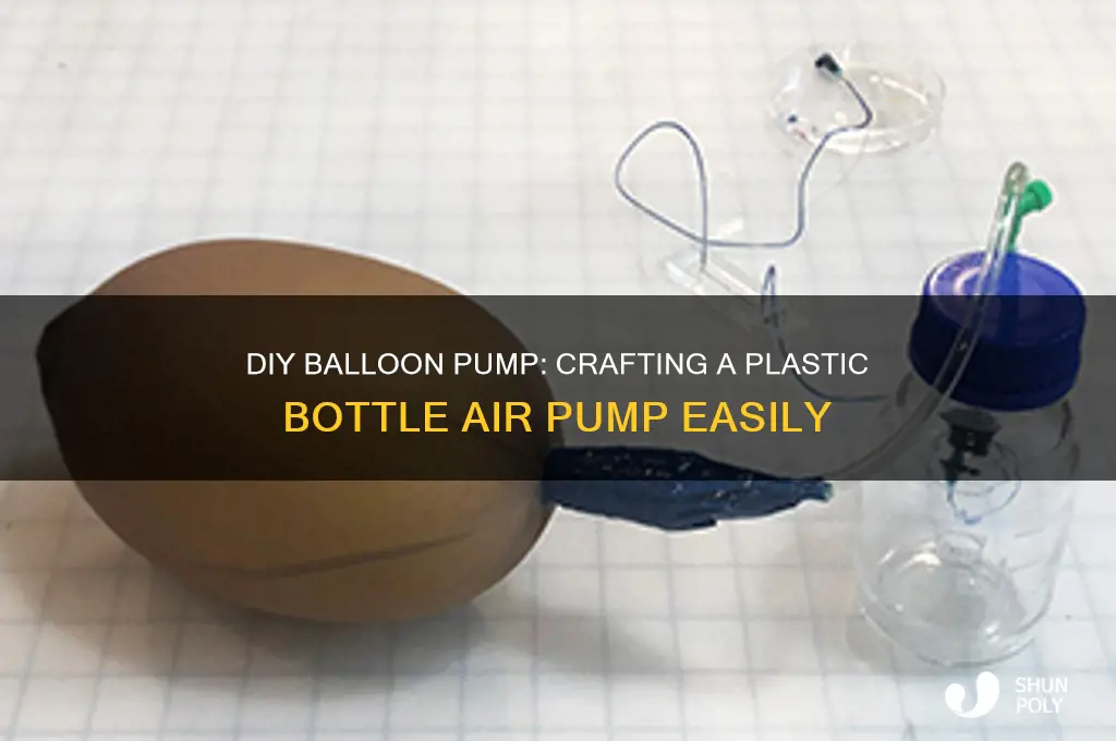 how to make a balloon pump with plastic bottle