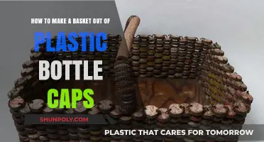 Creative Recycling: Crafting a Basket from Plastic Bottle Caps