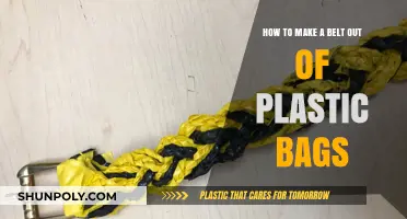 Eco-Friendly DIY: Crafting a Durable Belt from Plastic Bags