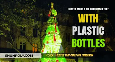 Eco-Friendly Holiday Magic: Crafting a Giant Christmas Tree from Plastic Bottles