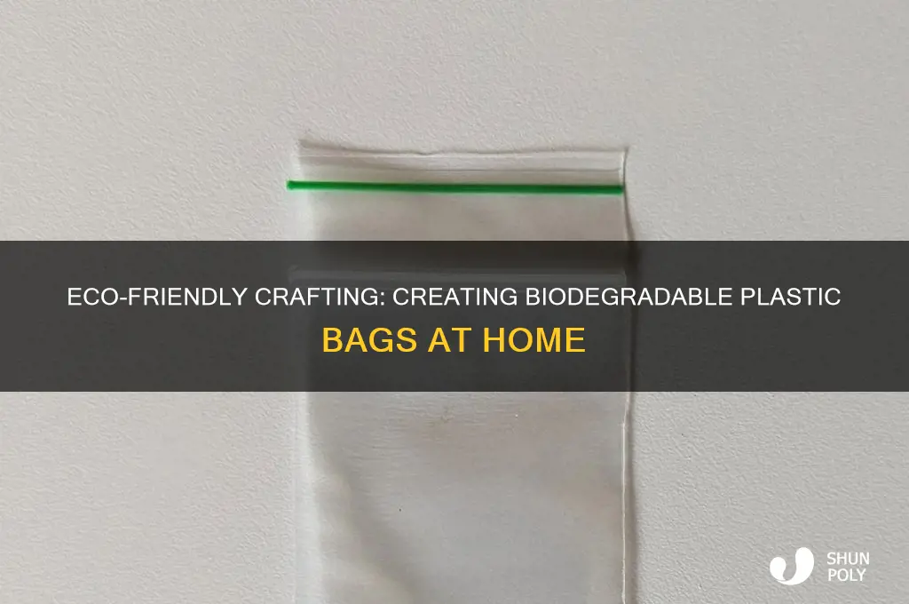 how to make a biodegradable plastic bag