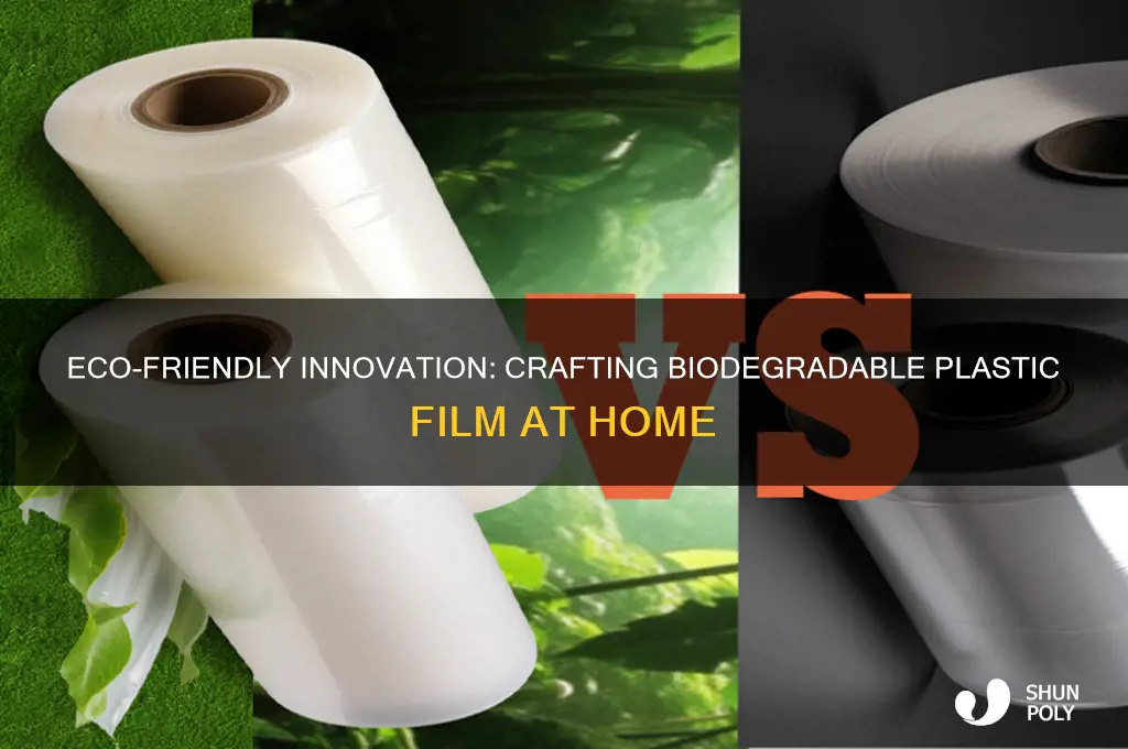 how to make a biodegradable plastic film