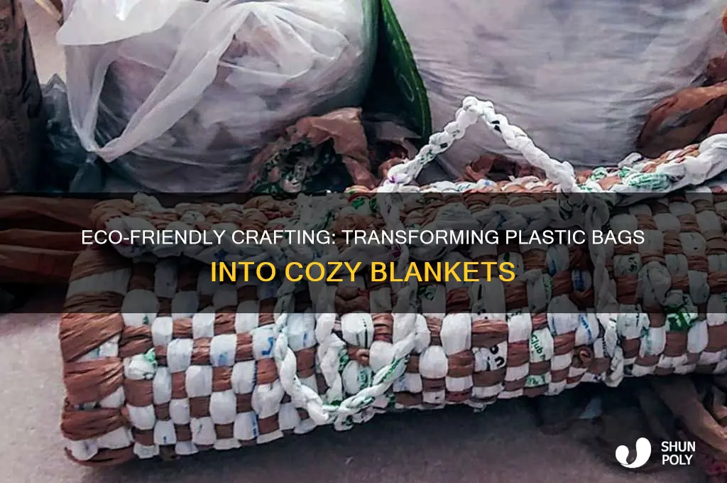 how to make a blanket from plastic bags