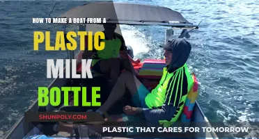 Crafting a Mini Boat from a Plastic Milk Bottle