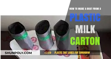 Crafting a DIY Boat from a Plastic Milk Carton