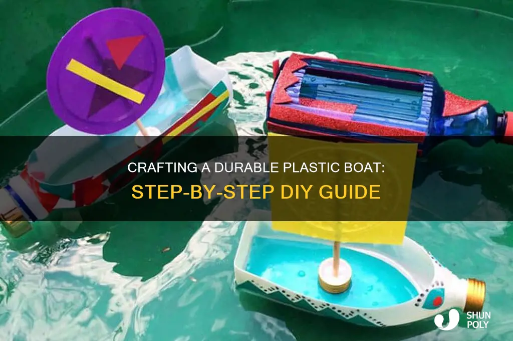 how to make a boat made of plastic