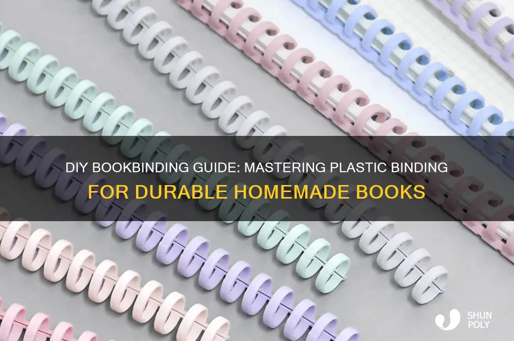 how to make a book with plastic binding