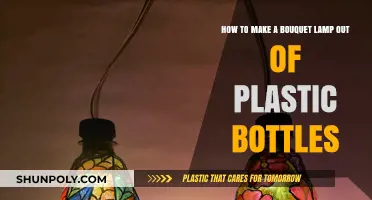 Crafting a Stunning Bouquet Lamp from Recycled Plastic Bottles