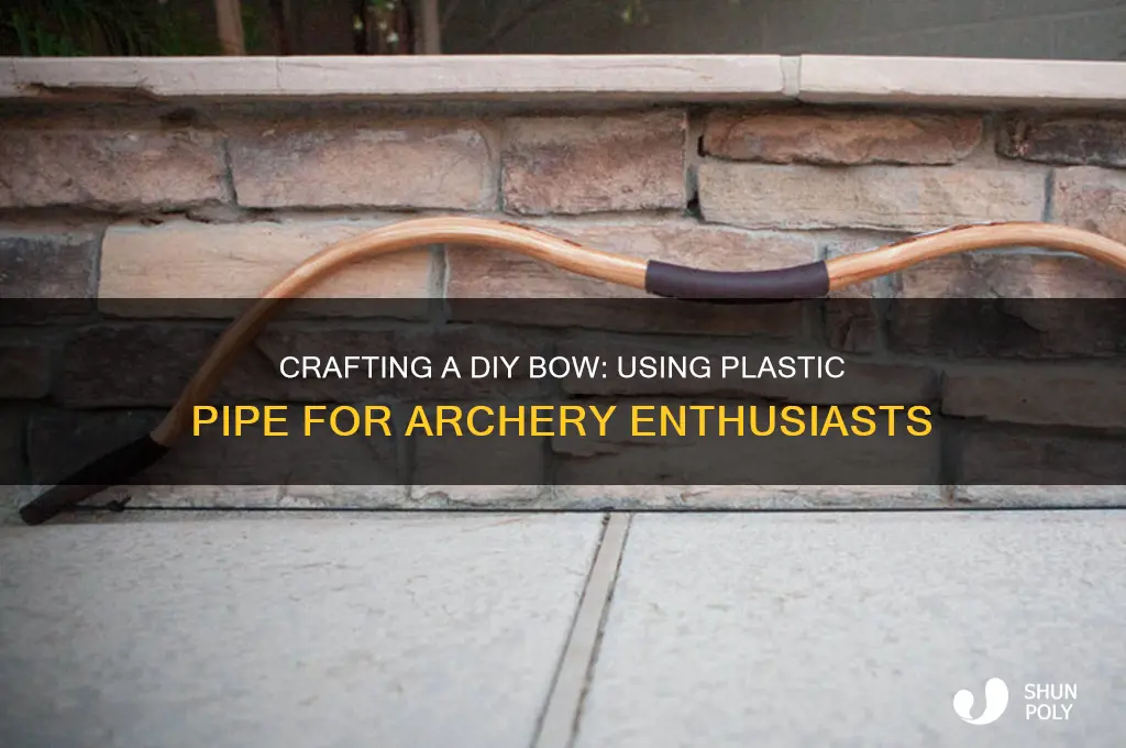 how to make a bow out of plastic pipe