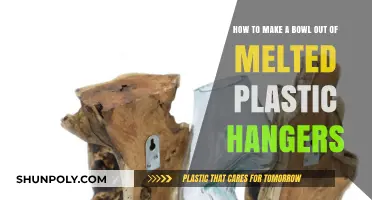 Crafting a Bowl: Melting Plastic Hangers for Upcycled Art