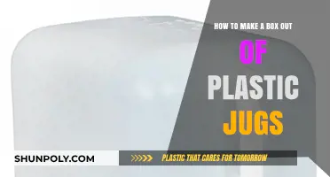 Creative Recycling: Crafting a Sturdy Box from Plastic Jugs
