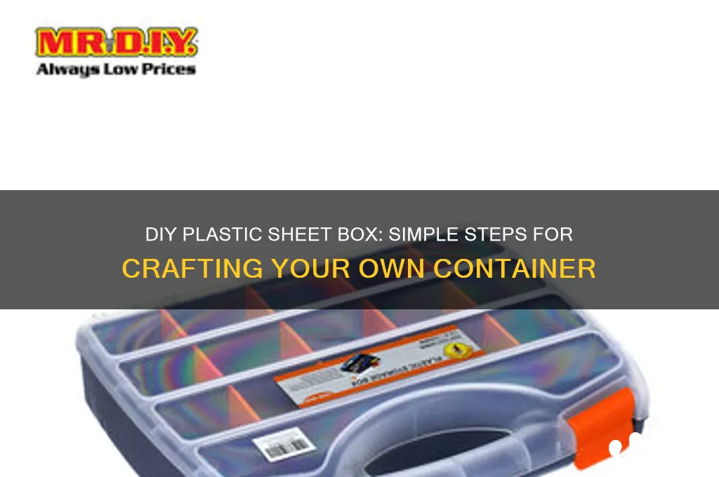 how to make a box out of plastic sheet