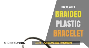 Crafting a Colorful Braided Plastic Bracelet: Easy DIY Guide