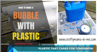 Easy DIY Bubble Blowing: Crafting Bubbles with Plastic at Home