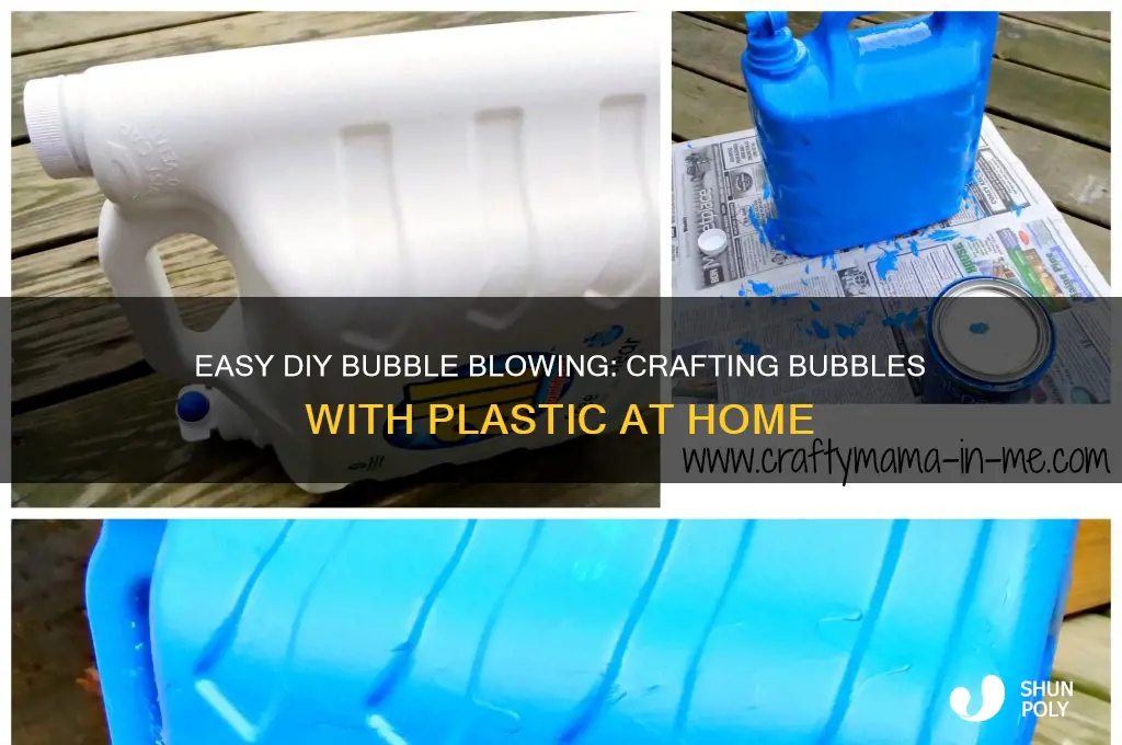how to make a bubble with plastic