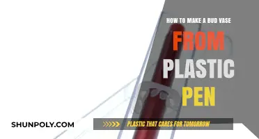 Creative DIY: Crafting a Bud Vase from a Plastic Pen
