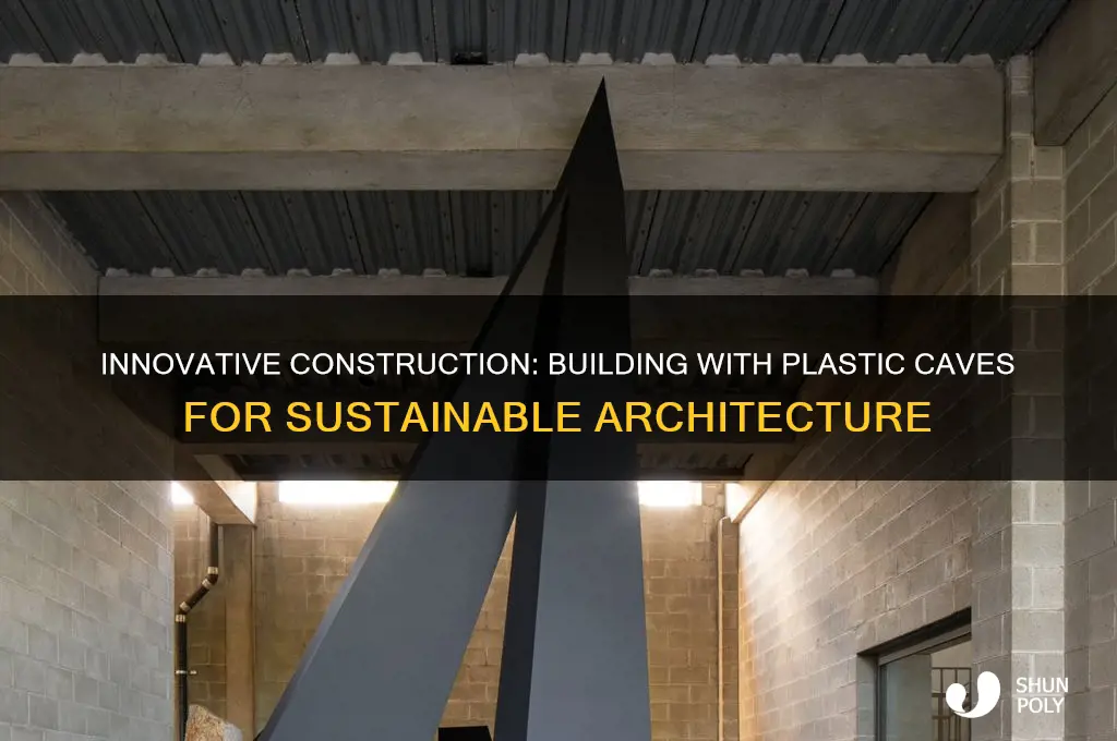 how to make a building with plastic caves