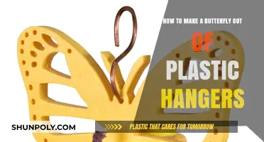 Crafting Beauty: Transform Plastic Hangers into Delicate Butterflies Easily