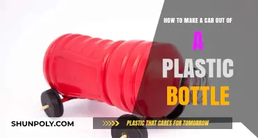 Creative DIY: Crafting a Miniature Car from Plastic Bottles