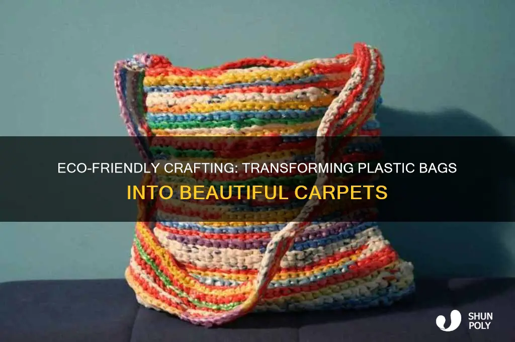 how to make a carpet with plastic bags