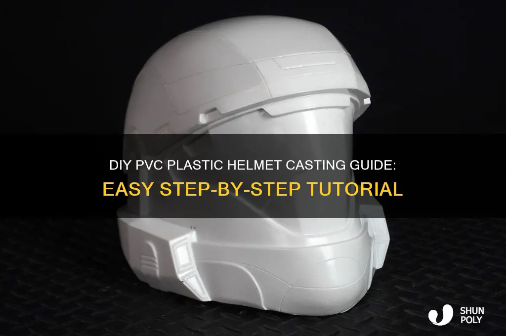 how to make a cast with a pvc plastic helmet