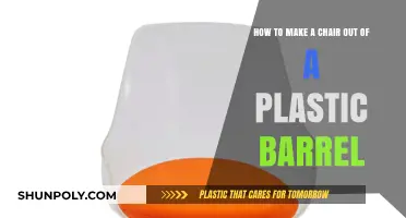 Creative DIY: Transforming a Plastic Barrel into a Functional Chair