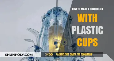 DIY Plastic Cup Chandelier: Creative Lighting Craft Tutorial