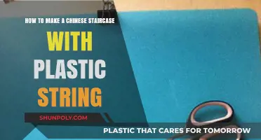 Crafting a Chinese Staircase: Easy Plastic String DIY Guide