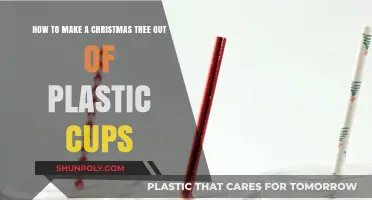 Creative DIY: Crafting a Festive Christmas Tree with Plastic Cups