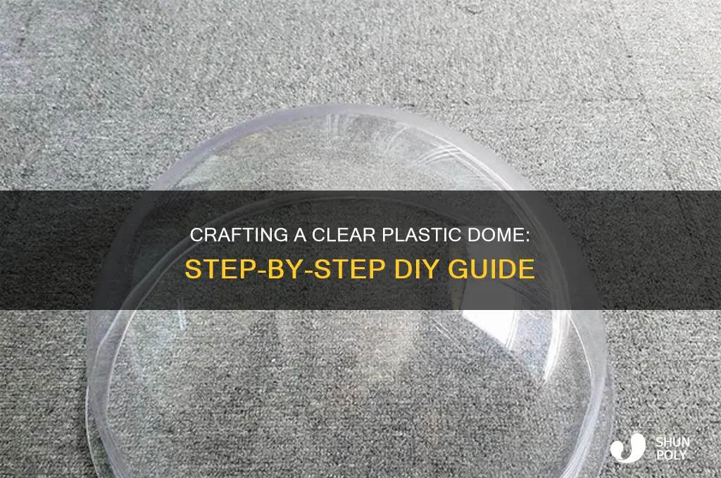 how to make a clear plastic dome