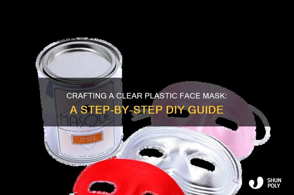 how to make a clear plastic face mask