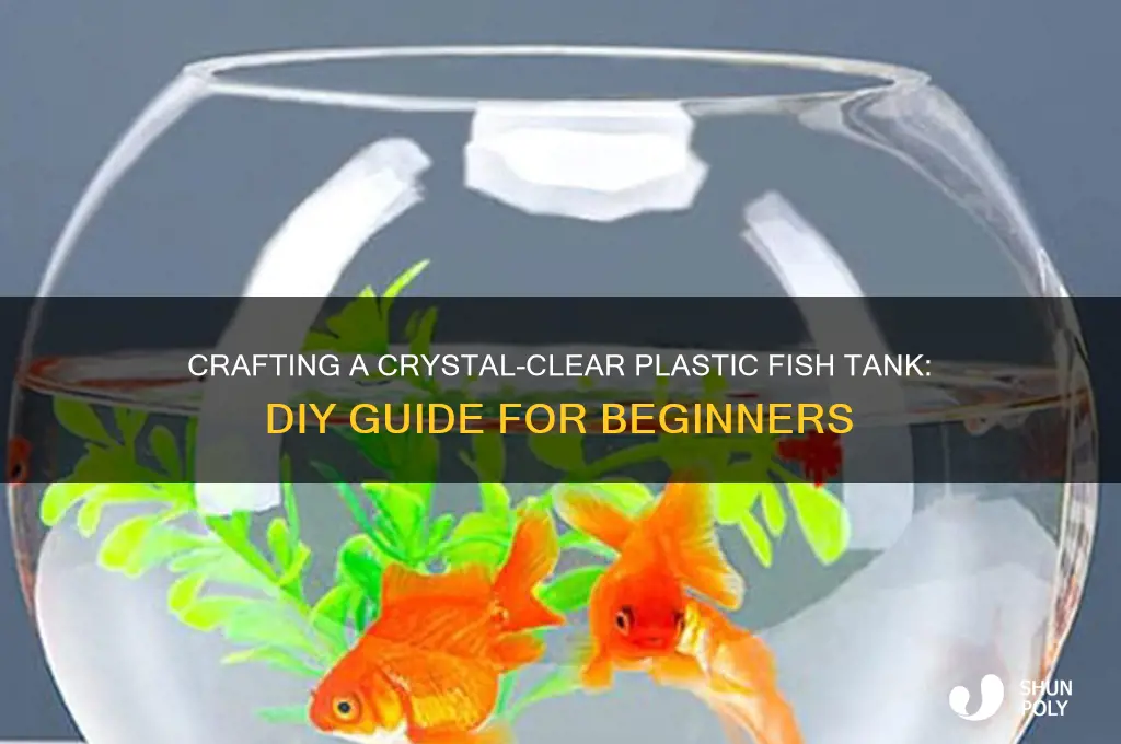 how to make a clear plastic fish tank
