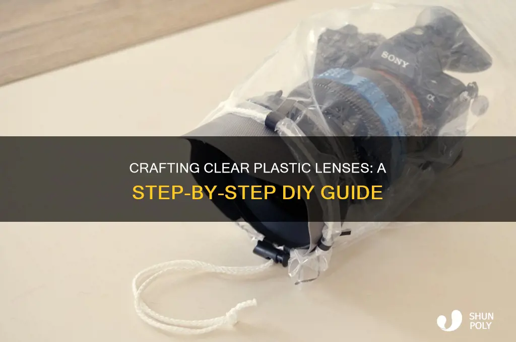 how to make a clear plastic lens