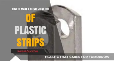Crafting a Durable Clevis Joint Using Plastic Strips: A DIY Guide
