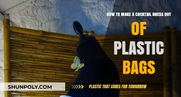 Eco-Chic Transformation: Crafting a Stunning Cocktail Dress from Plastic Bags