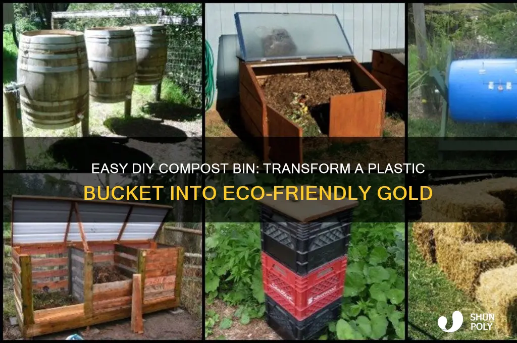 how to make a compost bin from a plastic bucket