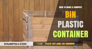 Creating Compost: DIY Plastic Bin Method