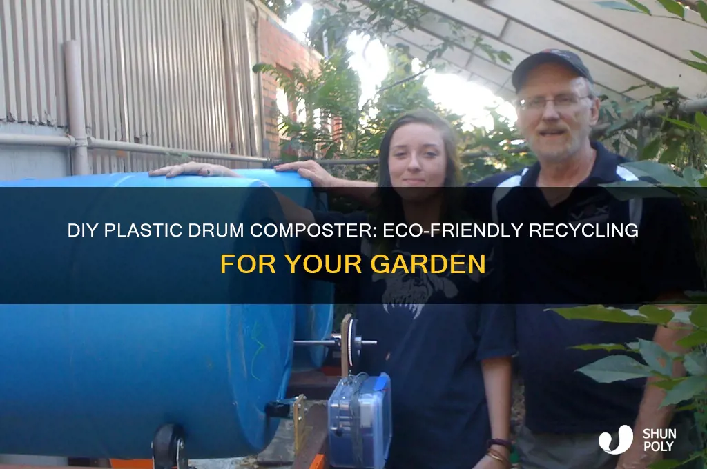 how to make a composter out of plastic drum