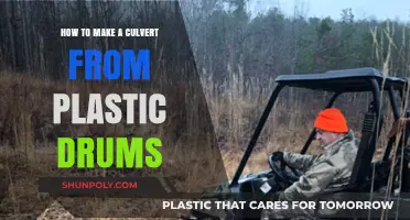 DIY Culvert Construction: Transforming Plastic Drums into Functional Waterways