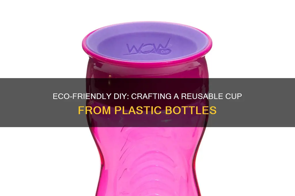 how to make a cup from a plastic bottle