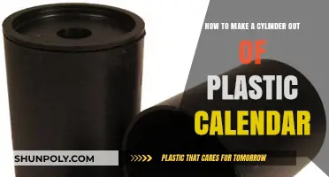 Crafting a Plastic Calendar Cylinder: Simple DIY Recycling Guide