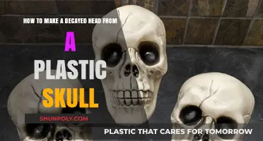 Crafting a Decayed Head: Transforming a Plastic Skull into a Realistic Prop