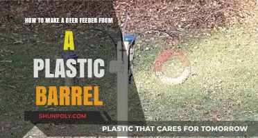 DIY Deer Feeder: Crafting a Plastic Barrel Feeder for Wildlife