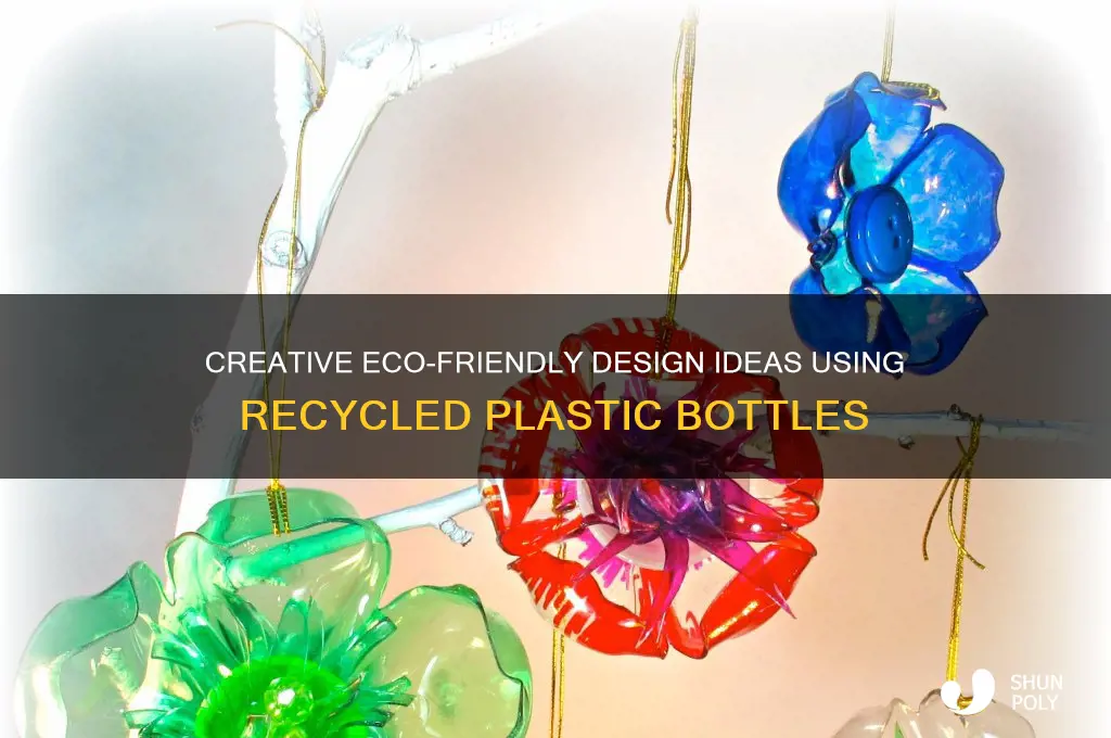 how to make a design using plastic bottle