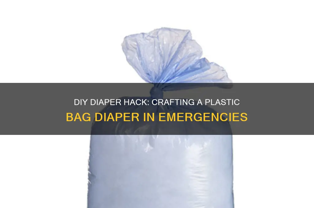 how to make a diaper out of a plastic bag