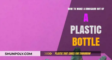 Creative DIY: Crafting a Dinosaur from a Plastic Bottle