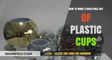 DIY Disco Ball: Crafting a Shiny Party Decor with Plastic Cups