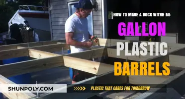 DIY Floating Dock: Build with 55-Gallon Plastic Barrels Easily
