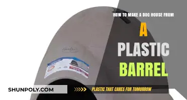 DIY Dog House: Transform a Plastic Barrel into a Cozy Canine Home