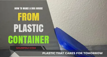 Transforming Plastic Containers into Cozy Dog Houses
